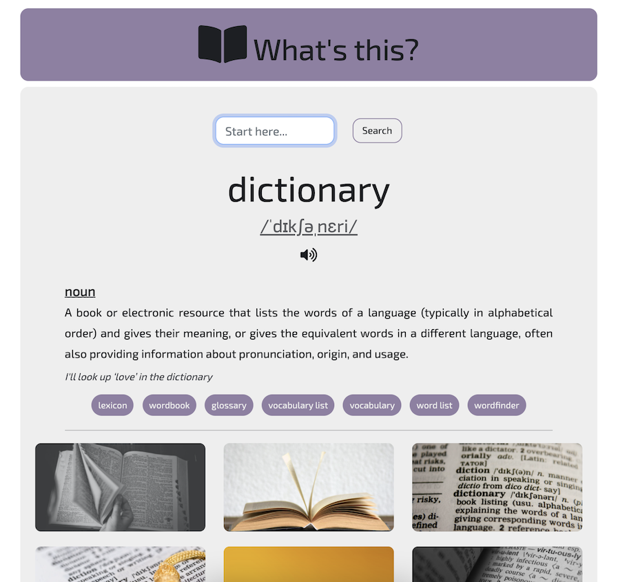 dictionary app